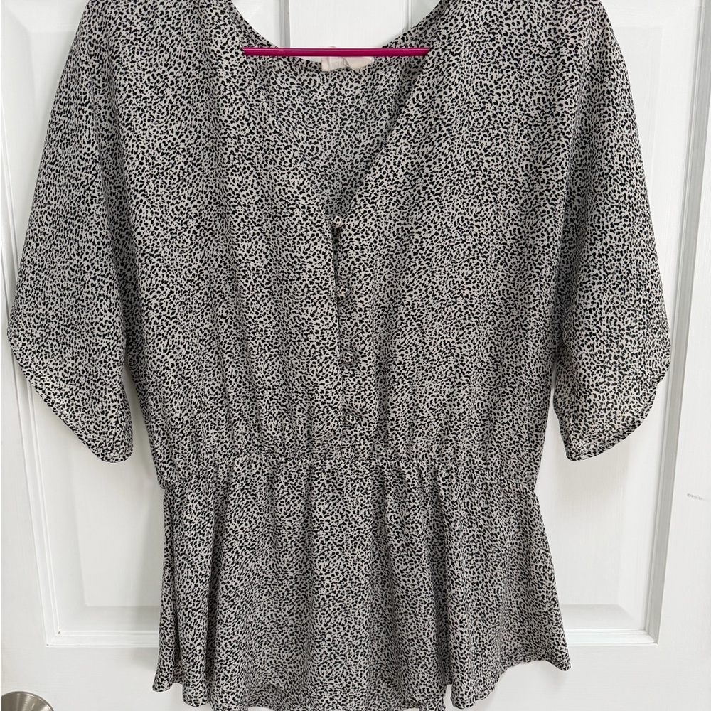 Sienna Sky Monochrome Patterned Blouse
